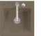 Villeroy & Boch Subway 50 S Einbau Becken mittig mit Ablauffernbedienung 331502 Vorschaubild