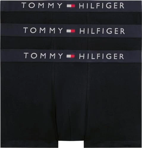 Tommy Hilfiger Original Trunks mit Logo 3er Boxer Briefs desert sky (Herren)