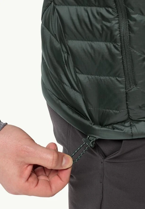 Jack Wolfskin Passamani Down Funktionsweste black olive (Herren)