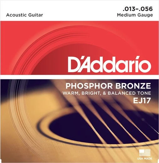 D'Addario Phosphor Bronze Medium 3-Pack