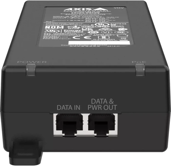 Axis Wallmount 5G PoE-Injektor, 2x RJ-45, 90W PoE++