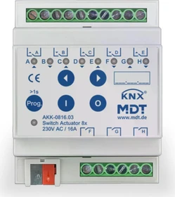MDT Schaltaktor AKK Kompakt 8-fach, 4TE REG, 16A (AKK-0816.03)