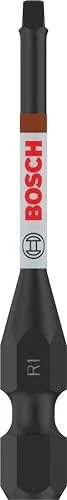 Bosch Professional PRO Robertson Impact Innenvierkant Bit 1/4", R1x55mm, 2 Stück