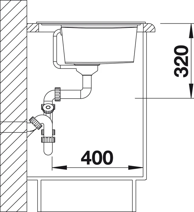 Blanco Zenar XL 6 S Becken links mit Ablauffernbedienung perlgrau inkl. Holzschneidebrett