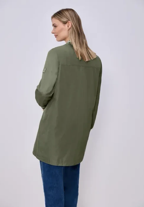 Street One Langer Blouson Jacke dark vetiver green (Damen)