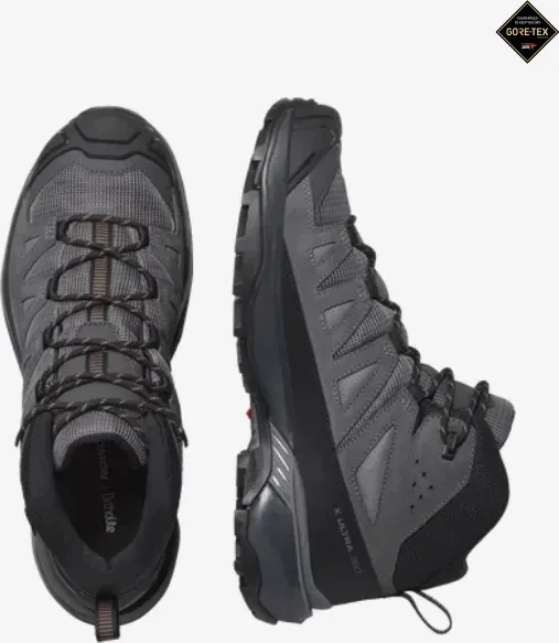 Salomon X Ultra 360 Leather Mid GTX castlerock/asphalt/kelp (Herren)