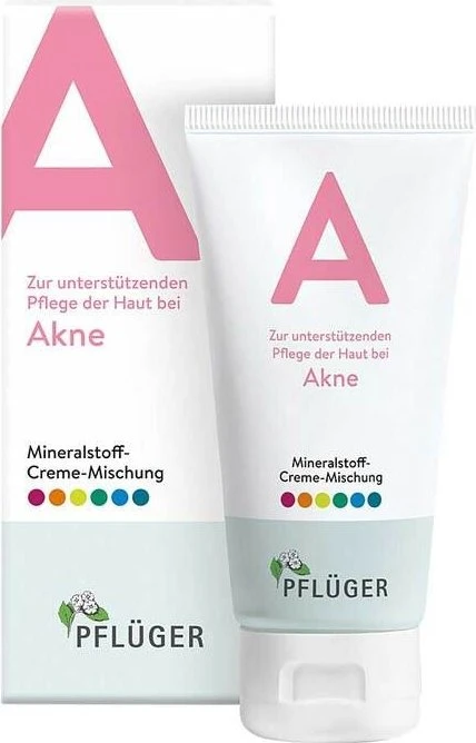 Mineralstoff-Creme-Mischung