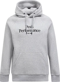 Peak Performance Original Hoodie med grey melange/black (Herren)