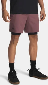 Under Armour Vanish Woven 2-in-1 Hose kurz maroon mist/black (Herren)