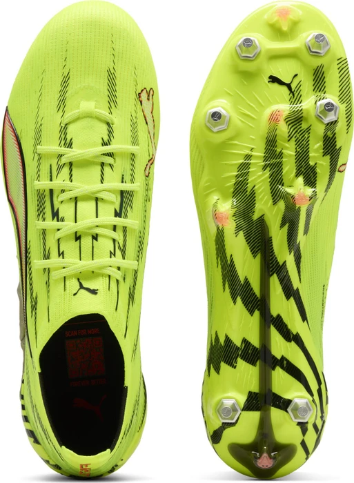 Puma Ultra 6 Ultimate MxSG yellow alert/puma black/glowing red/lime squeeze