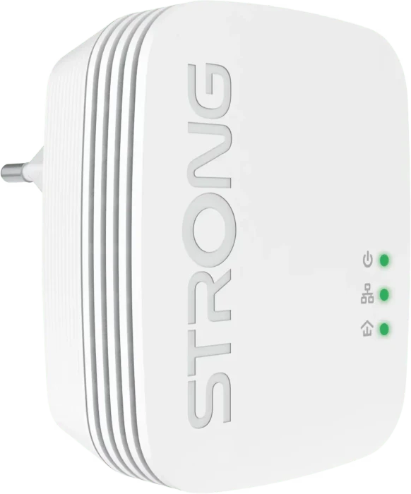 Strong Powerline Wi-Fi 600 Kit Mini, Powerline/WLAN-Access Point und Powerline-Adapter Set, 2er-Bundle