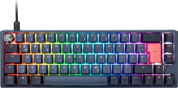 Ducky One 3, Cosmic Blue, SF, PBT, LEDs RGB, MX RGB ERGO CLEAR, USB, DE