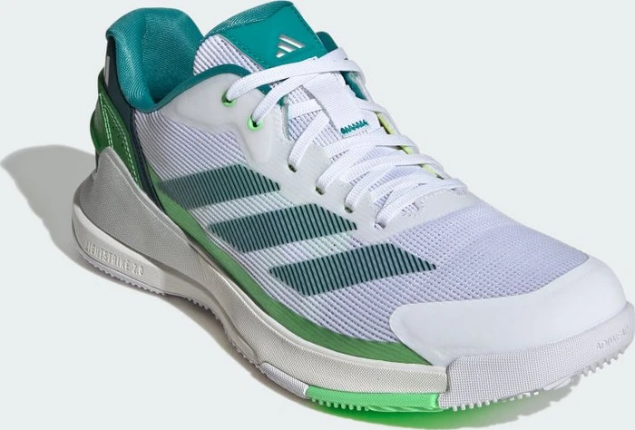 adidas Crazyquick Padel cloud white/aurora ivy/lime burst (Herren)