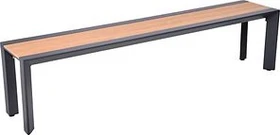 Garden Pleasure Silea Gartenbank grau/braun