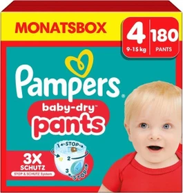 Pampers Baby-Dry pants Gr.4 Einwegwindel, 9-15kg, 180 Stück