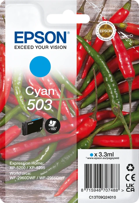 Epson Tinte 503 cyan