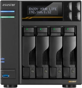 Asustor Lockerstor 4 Gen3 AS6804T 14TB, 16GB RAM ECC, 2x RJ-45 10GBase-T, 2x RJ-45 5GBase-T