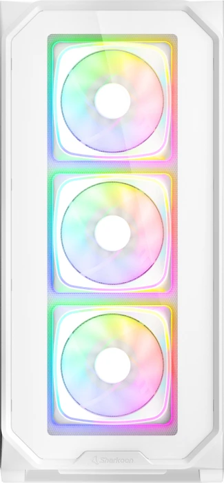 Sharkoon AK5G RGB White, Glasfenster