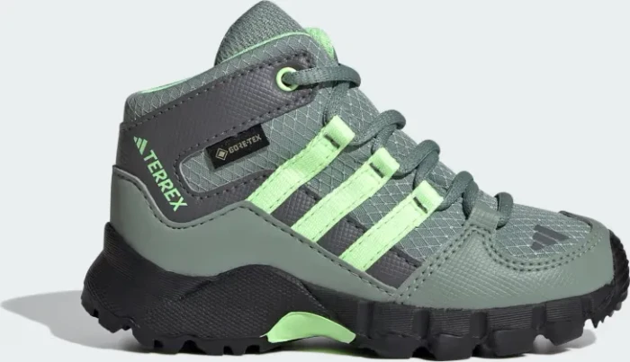 adidas Terrex Mid GTX silver green/green spark/grey four (Junior)