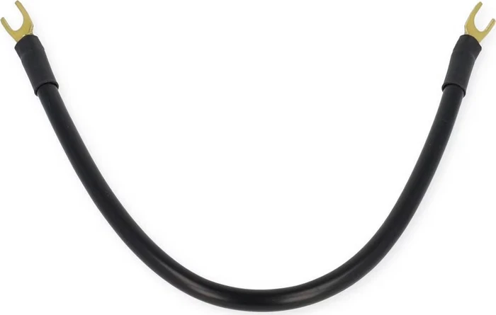 Hager Kabelbrücke NYAF 10mm² 250mm lang Gabel, schwarz