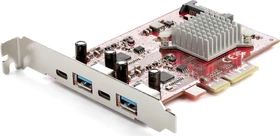 StarTech 2x USB-C 3.1, 2x USB-A 3.1, PCIe 3.0 x4 (PEXUSB312A2C2V)