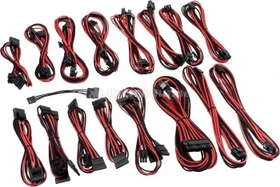 CableMod C-Series ModFlex Full Cable Kit, AXi, HXi, RM, schwarz/rot (CM-CSI-FKIT-KKR)