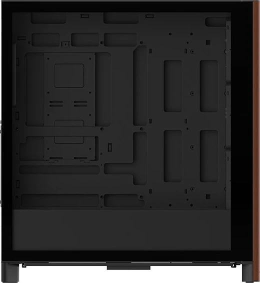 Thermaltake S370 WS Black, schwarz/braun, Glasfenster
