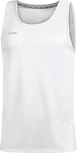 Jako Run 2.0 Laufshirt ärmellos weiß (Junior)