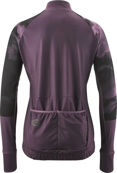 Gonso Orba Trikot langarm dark plum (Damen)