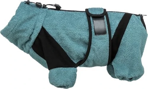 Trixie Bademantel und Hausoverall, M, 54cm, petrol