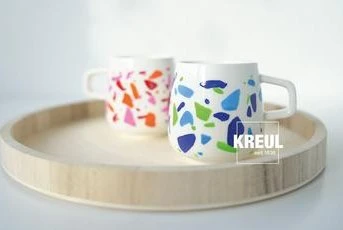 Kreul Glass & Porcelain Classic Living Malfarbe, 6 Farben, 20ml, 6er-Set