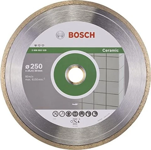 Bosch Professional Standard for Ceramic Diamanttrennscheibe, 250x1.6x25.4mm, 1 Stück