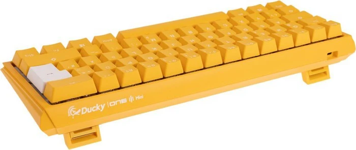 Ducky One 3 Yellow Mini PBT, LEDs RGB, MX RGB BROWN, USB, DE