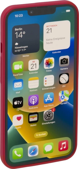 Hama Cover Finest Feel für Apple iPhone 14 Plus rot