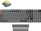 Keychron K17 Max, grau, LEDs weiß, Gateron LOW PROFILE 2.0 BANANA, USB/Bluetooth, UK Vorschaubild