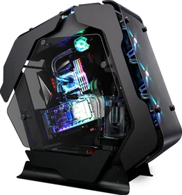 Zalman Z-Machine 500, schwarz, Glasfenster