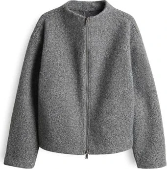 Opus Hurlie Regular Boxy Jacke easy grey (Damen)