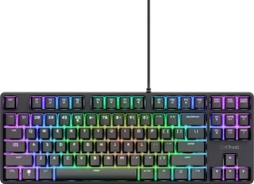 Trust Gaming GXT 864 Cada TKL, LEDs RGB, Huano BROWN, USB, DE (26135)