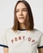 Wrangler Ringer T-Shirt kurzarm vintage white (Damen) Vorschaubild