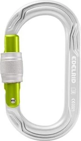 Edelrid Oval Power 2500 Schraubkarabiner silber