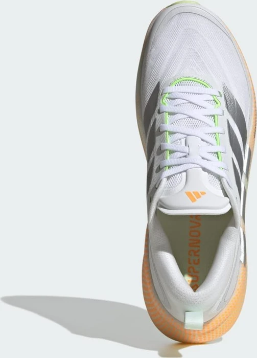 adidas Supernova Glide cloud white/matte silver/signal green (Herren)