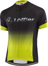 Löffler Bike FZ Messenger Mid Trikot kurzarm black/lemon (Herren)