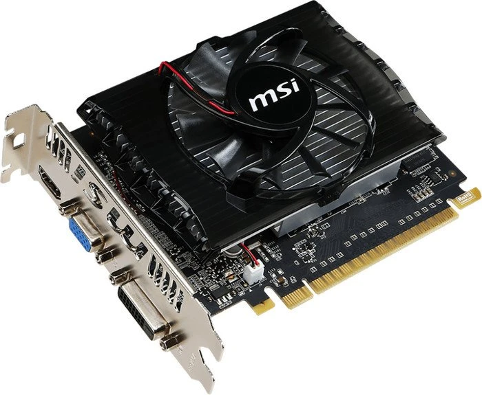 MSI GeForce GT 730, N730-2GD3V2, 2GB DDR3, VGA, DVI, HDMI