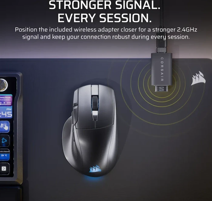 Corsair Nightsword v2 Wireless, USB/Bluetooth