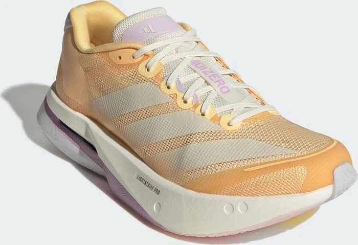 adidas Adizero Boston 13 ice tangerine/ice gold met./ice lavender (Damen)