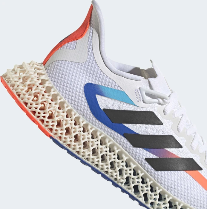 adidas 4DFWD 2 cloud white/core black/power blue (Herren)