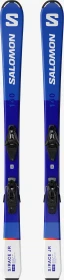 Salomon S/Race M + C5 race blue/white (inkl. Bindung) (Junior) (Modell 2025/2026)