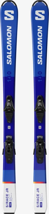 Salomon S/Race M + C5 race blue/white (inkl. Bindung) (Junior) (Modell 2025/2026)