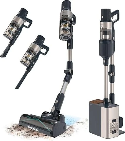 Cecotec Conga Rockstar 5500 Hurricane Station Flex Akku-Handstaubsauger inkl. Absaugstation