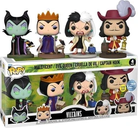 FunKo Pop! Disney - Disney Villains - 4er-Pack